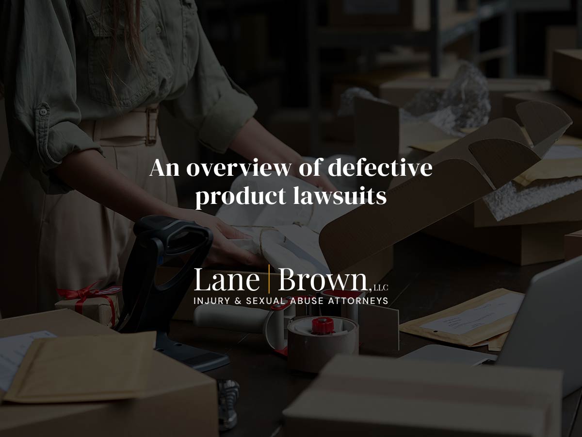 An overview of defective product lawsuits