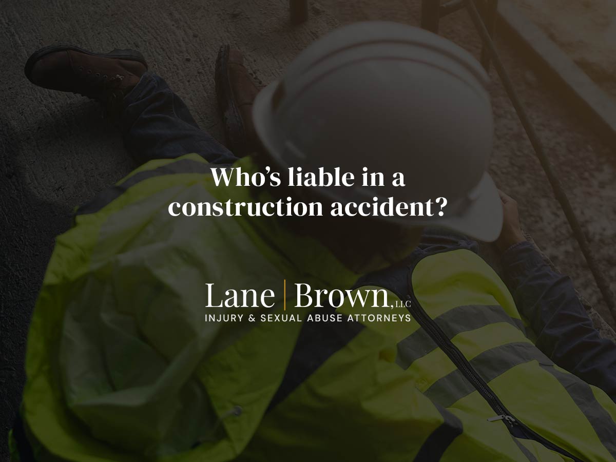 Who’s liable in a construction accident?