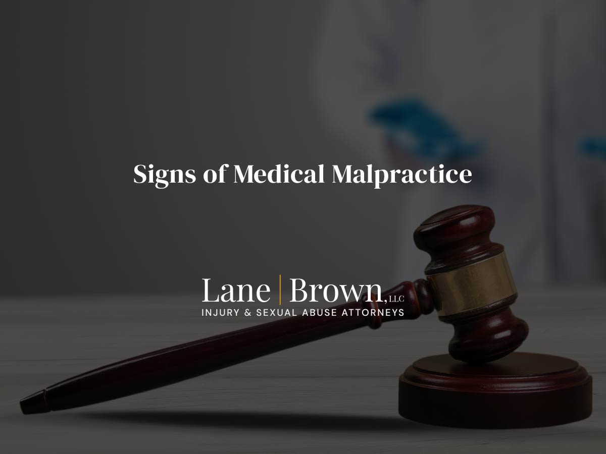 Signs of Medical Malpractice