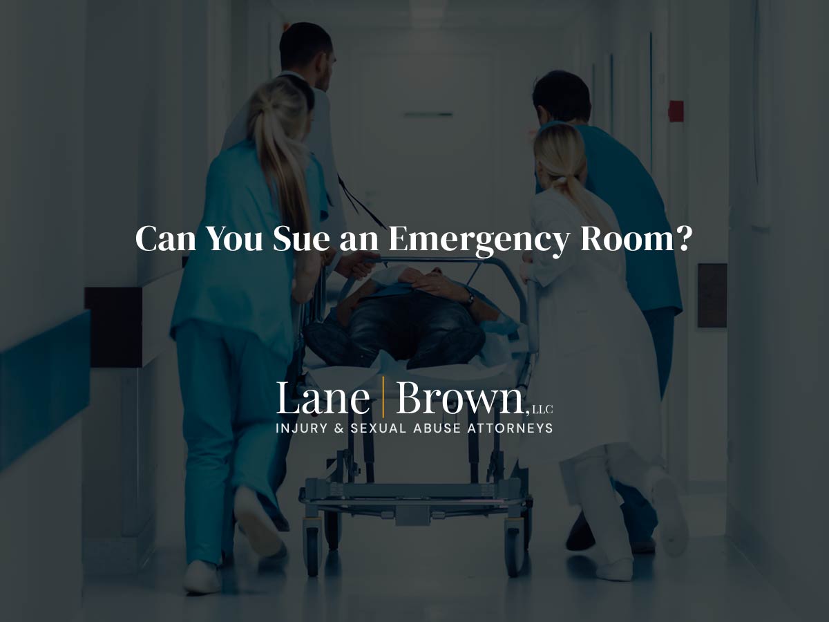 Can You Sue an Emergency Room?