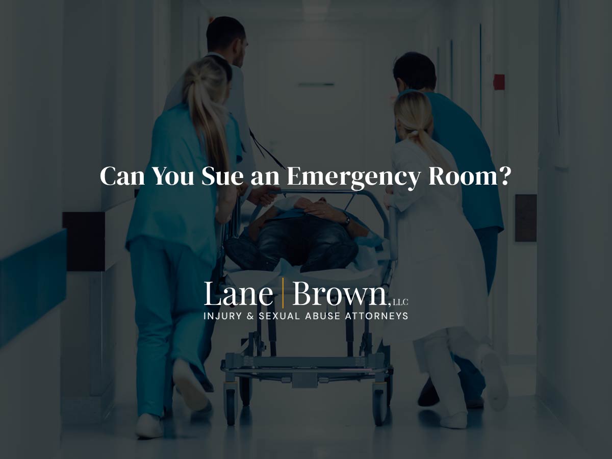 Can You Sue an Emergency Room?