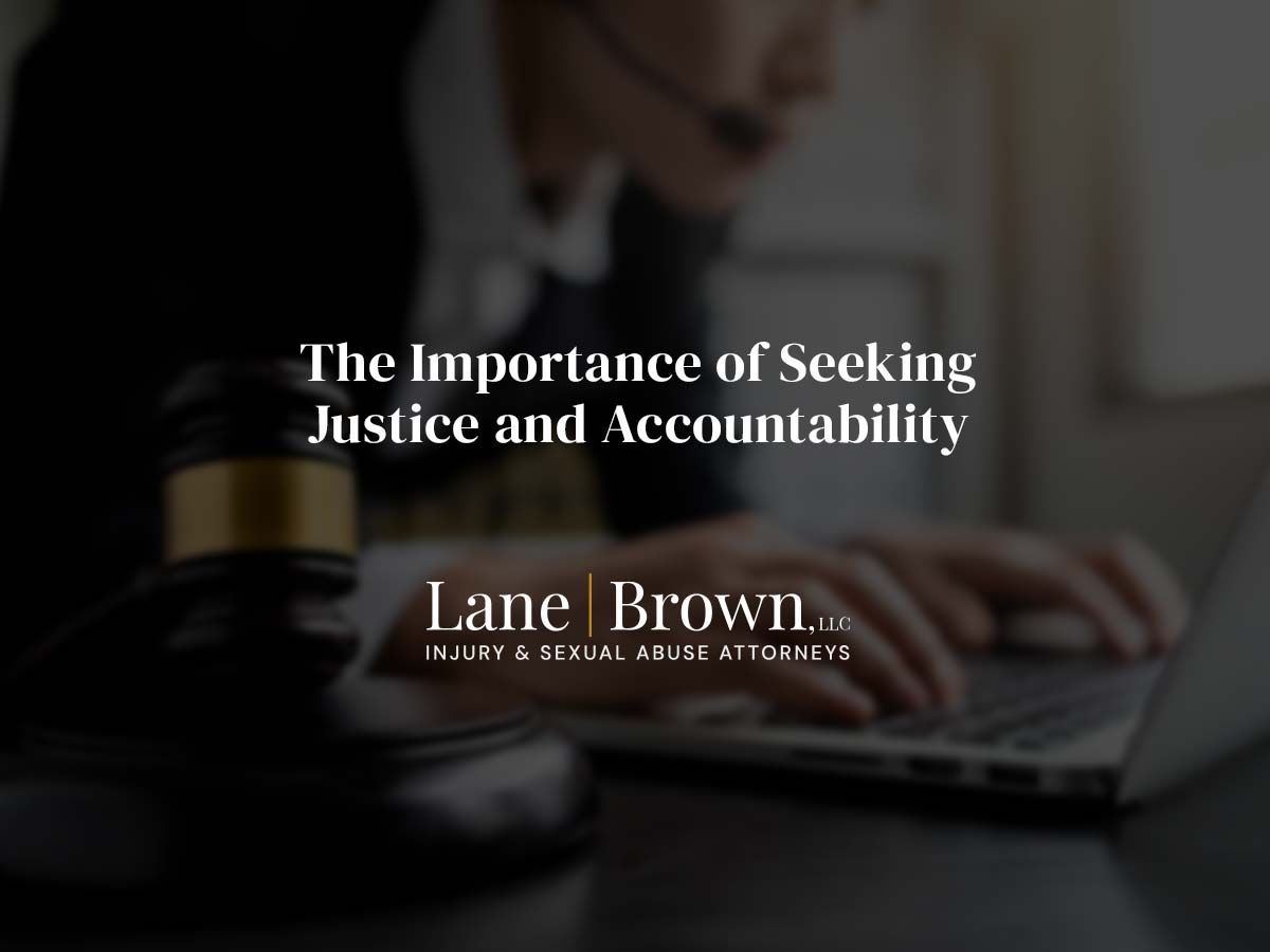 The Importance of Seeking Justice and Accountability